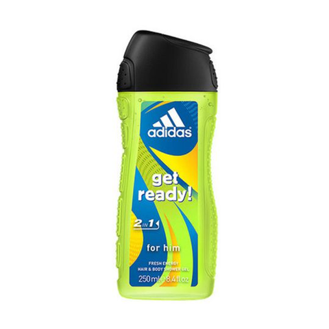 Adidas Get Ready Hair & Body Shower Gel 250ml in UK