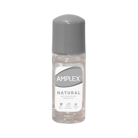 Amplex Natural Anti-Perspirant Roll On Deodorant 50ml in UK