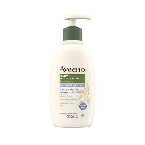 Aveeno Daily Moisturising Body Lotion Lavender Aroma 300ml in UK