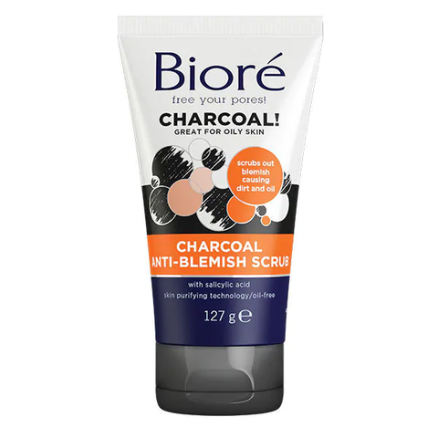 Bioré Charcoal Anti-Blemish Scrub 127g in UK