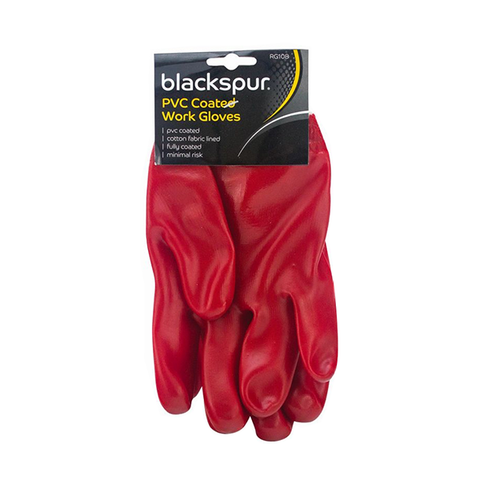 Blackspur PVC Coated Work Gloves in UK