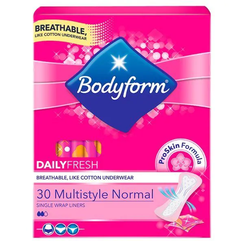 Bodyform Multistyle Liners x30 Pack in UK