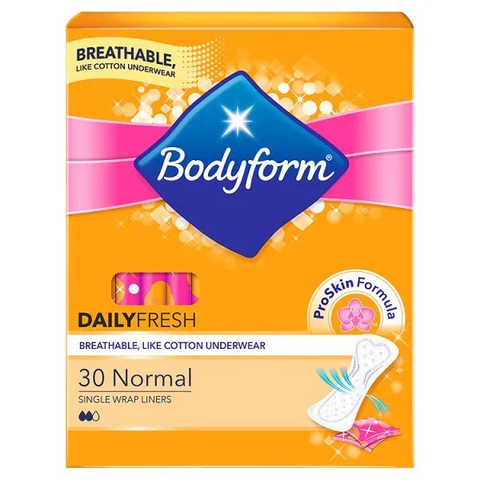 Bodyform Normal Wrapped Liner x30 in UK