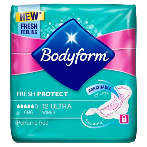 Bodyform Ultra Fit Super Winged Sanitary Towels 12 Pack in UK