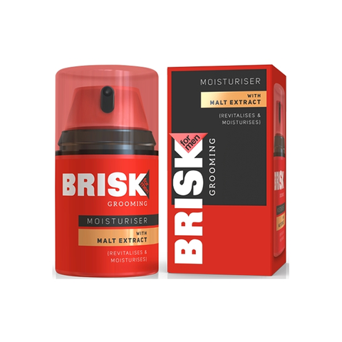 Brisk Grooming Moisturiser With Malt Extract 50ml in UK
