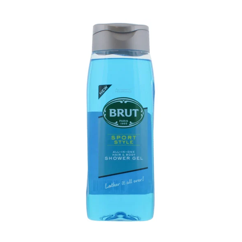Brut Sport Style Hair & Body Shower Gel 500ml in UK