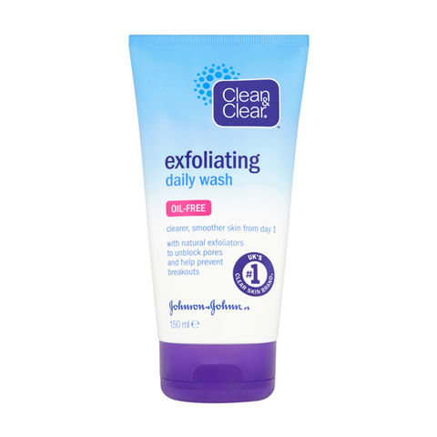 Clean & Clear Exfoliating Daily Face Wash Oil Free 150ml in UK
