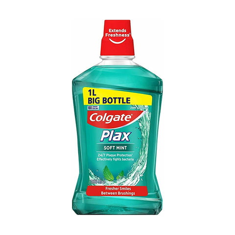 Colgate Plax Soft Mint Antibacterial Mouthwash 1L in UK