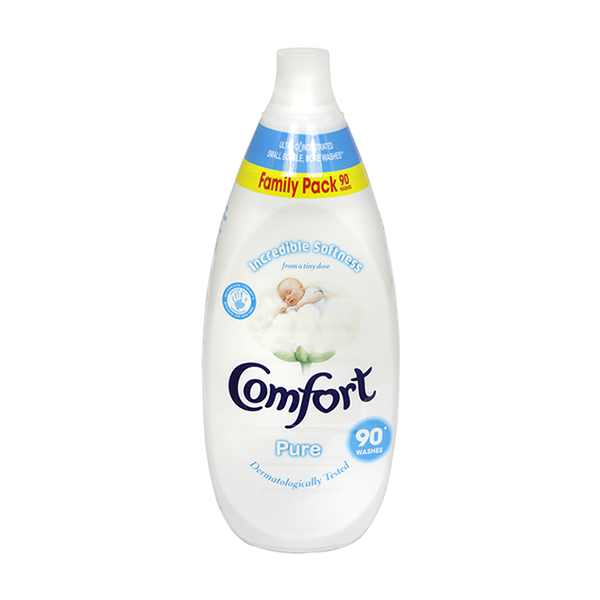 Buy Comfort Intense Fabric Conditioner Pure 90 Wash 1.35L Online ...