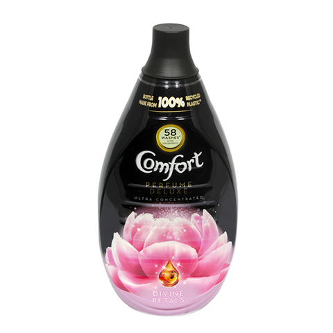 Comfort Perfume Deluxe Devine Petals Fabric Conditioner 58 Wash 870ml in UK