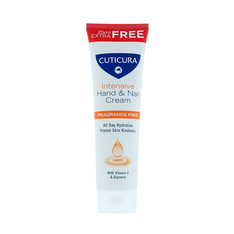Cuticura Intensive Hand & Nail Cream Fragrance Free 75ml in UK