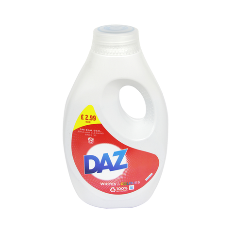 Daz Whites & Colours Liquid 20 Wash