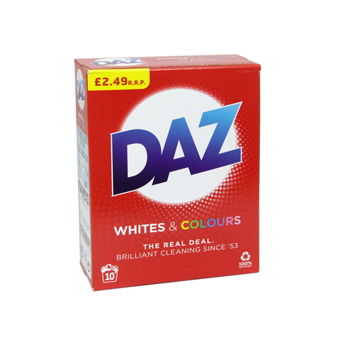 Daz Whites & Colours Powder 10 Wash 650g in UK