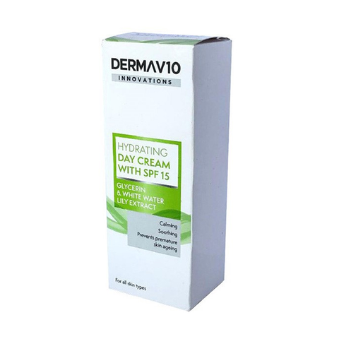 DermaV10 Hydrating Day Cream with SPF15 50ml