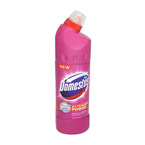Domestos Extended Germ-Kill Thick Bleach 750ml Pink