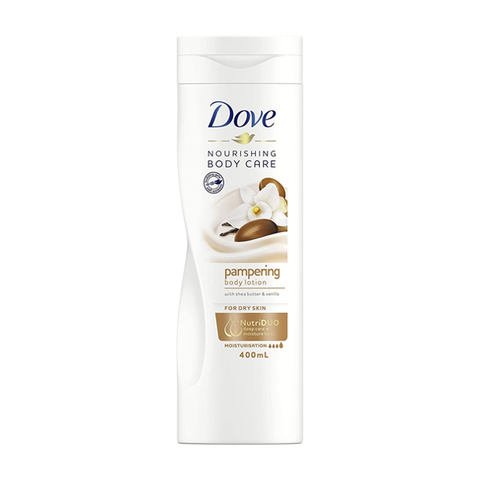 Dove Indulgent Nourishment Body Lotion With Shea Butter For Dry Skin 400ml in UK
