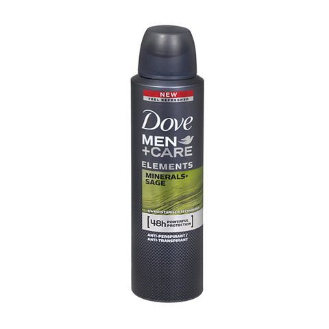 Dove Men+Care Elements Minerals + Sage Anti-Perspirant Spray 150ml in UK