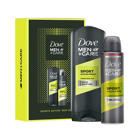 Dove Men+Care Sports Active Duo Gift Set in UK