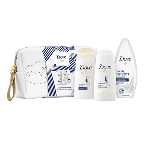 Dove Nourishing Beauty Mini Beauty Bag Gift Set 2020 For Her in UK
