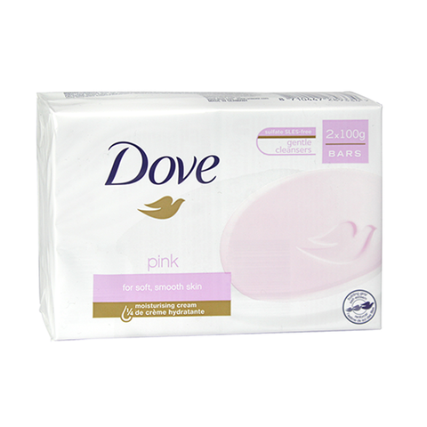 Dove Pink Beauty Cream Bar 2X100g in UK
