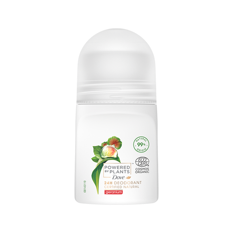 Dove Powered by Plants Geranium Roll On Deodorant 50ml in UK