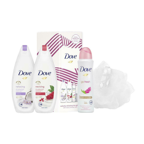 Dove Radiantly Refreshing Trio Gift Set in UK