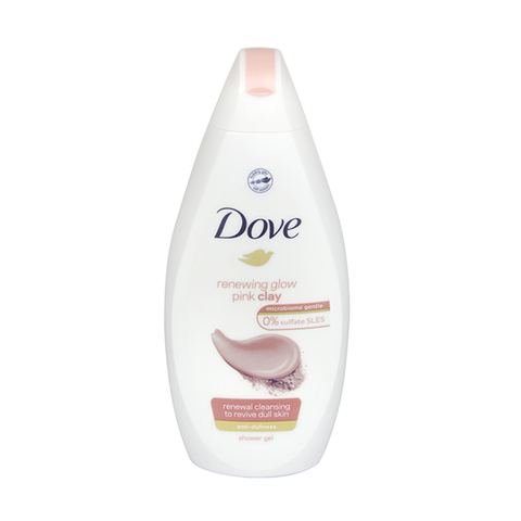 Dove Renewing Glow Pink Clay Body Wash 500ml in UK