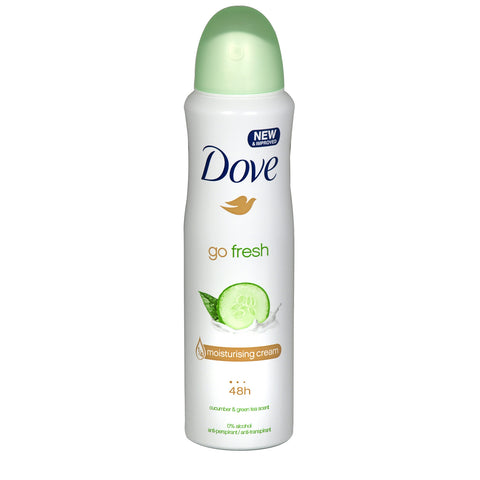 Dove Go Fresh Cucumber & Green Tea Aerosol Anti-Perspirant Deodorant 150ml in UK