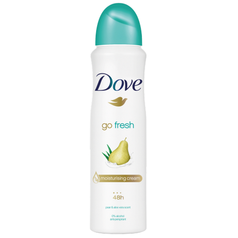 Dove Go Fresh Pear And Aloe Vera Antiperspirant Deodorant 150ml in UK