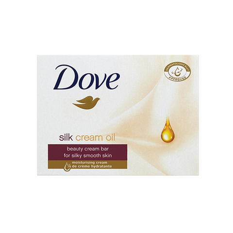 Dove Silk Cream Oil Beauty Soap 100g in UK