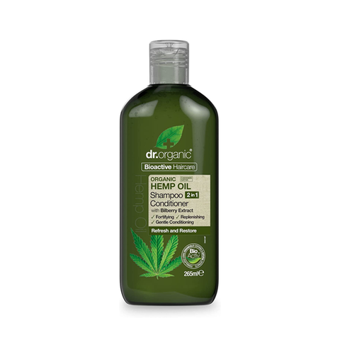 Dr Organic Hemp Oil 2in1 Shampoo & Conditioner 265ml in UK