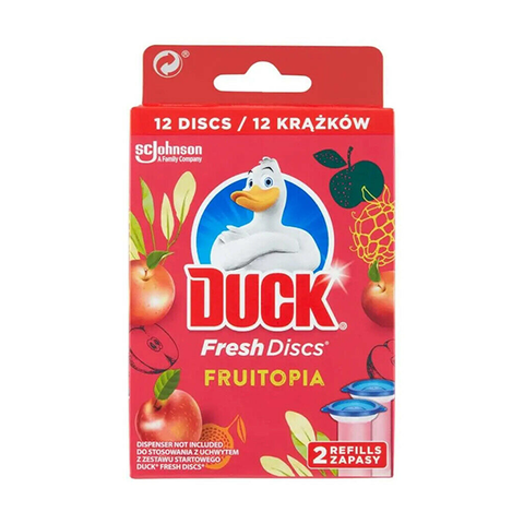 Duck Toilet Fresh Discs Duo Refills Fruitopia 72ml in UK
