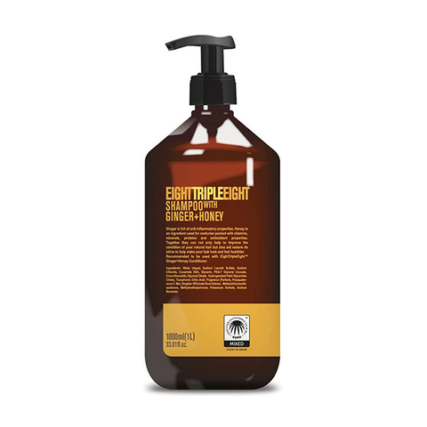 Eight Triple Eight Ginger & Honey Shampoo 1L in UK