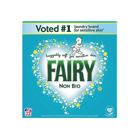 Fairy Non-Bio Laundry Washing Powder Sensitive Skin 22 Washes 1.43kg in UK