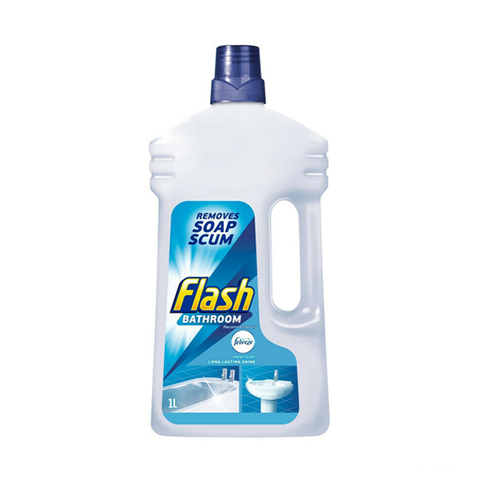 Flash Removes Soap Scum Fresh Scent Long Shine Bathroom Cleaner 1L in UK
