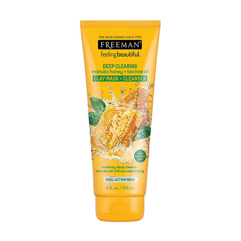 Freeman Feeling Beautiful Deep Clearing Manuka Honey & Tea Tree Clay Mask 175ml in UK