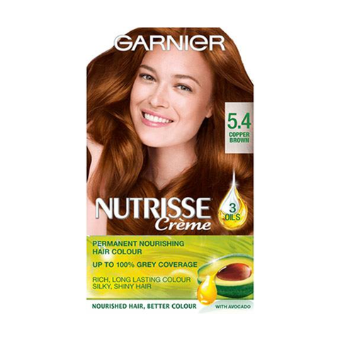 Garnier Nutrisse 5.4 Copper Brown Permanent Hair Dye in UK