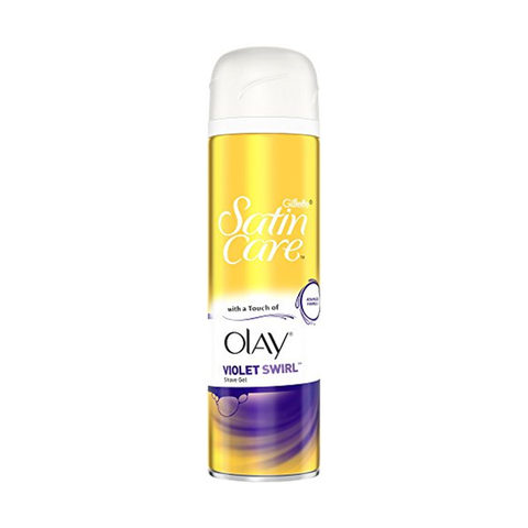 Gillette Satin Care Olay Violet Swirl Shaving Gel 200ml in UK