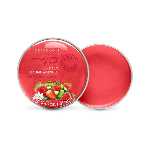 Grace Cole Fruit Works Strawberry & Kiwi Lip Balm 12g in UK
