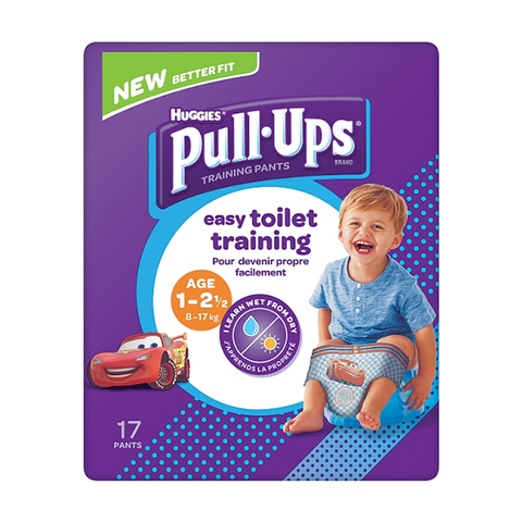 Huggies Pull Ups Easy Toilet Training 17 Pants - Boys Age 1-2.5 Years in UK