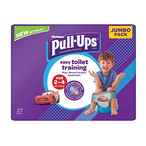 Huggies Pull Ups Easy Toilet Training 27 Pants - Boys Age 2-4 Years in UK