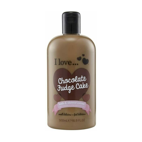 I Love Chocholate Fudge Cake Bath & Shower Creme 500ml in UK
