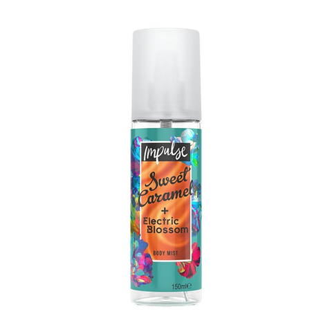 Impulse Sweet Caramel & Electric Blossom Body Mist 150ml in UK