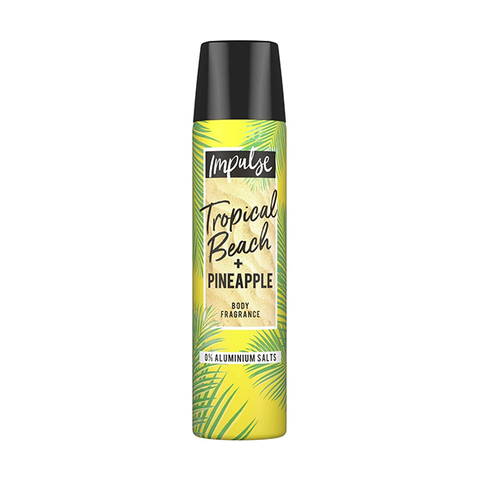 Impulse Tropical Beach Pineapple Body Spray Deodorant 75ml in UK