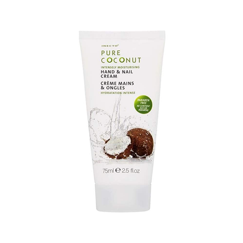 Inecto Pure Coconut Hand & Nail Cream Hydration Intense 75ml in UK