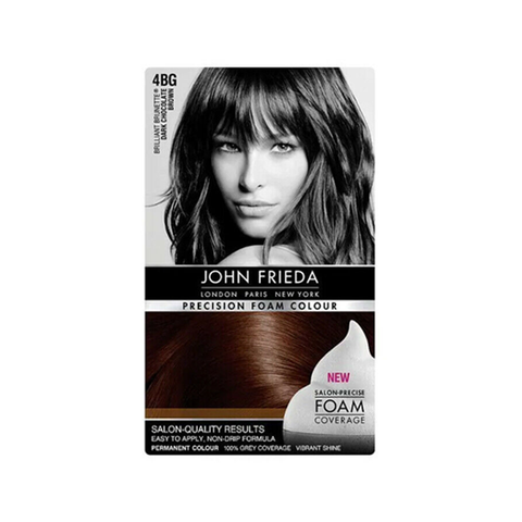 John Frieda Precision Foam Colour 4BG Dark Chocolate Brown in UK
