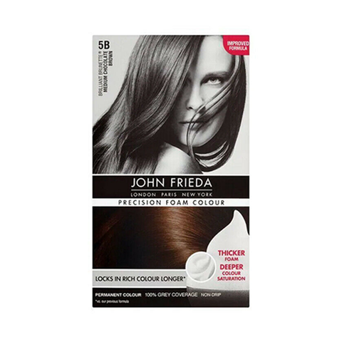 John Frieda Precision Foam Colour 5B Medium Chocolate Brown in UK