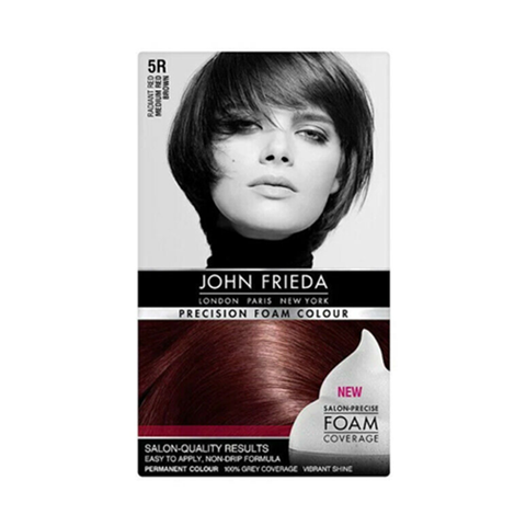 John Frieda Precision Foam Colour 5R Medium Red Brown in UK