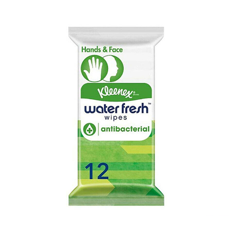 Kleenex Hand & Face Water Fresh Wipes 12's in UK