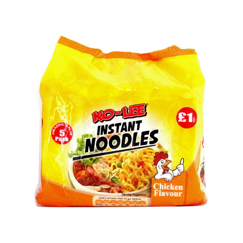 Ko-Lee Packet Noodles Chicken Flavour 5PK in UK